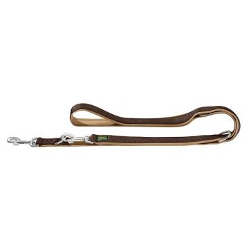 Hunter verstellbare Führleine Neopren 20mm/200cm braun/caramel Hunter verstellbare Führleine Neopren 20mm/200cm braun/caramel