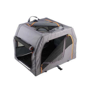 Hunter Transportbox mit Aluminiumgestell anthrazit/orange 106 x 71 x 68,5cm Hunter Transportbox mit Aluminiumgestell anthrazit/orange 106 x 71 x 68,5cm