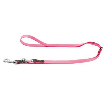 Hunter verstellbare Führleine Convenience 15mm/200cm neonpink Hunter verstellbare Führleine Convenience 15mm/200cm neonpink