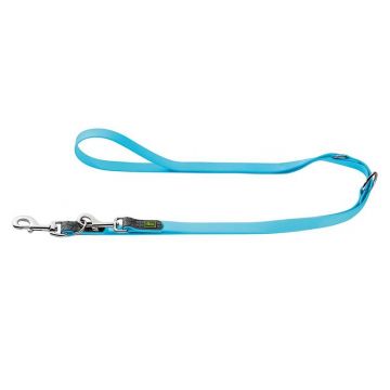 Hunter verstellbare Führleine Convenience 20mm/200cm türkis Hunter verstellbare Führleine Convenience 20mm/200cm türkis