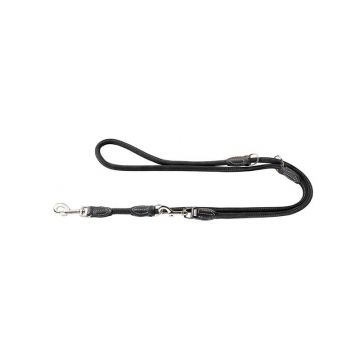 Hunter verstellbare Führleine Hunting Round & Soft schwarz 10mm/200cm Hunter verstellbare Führleine Hunting Round & Soft schwarz 10mm/200cm