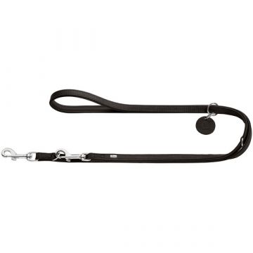 Hunter verstellbare Führleine Neopren 16mm/200cm schwarz Hunter verstellbare Führleine Neopren 16mm/200cm schwarz
