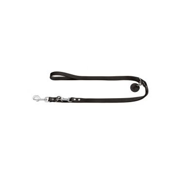 Hunter verstellbare Führleine 20mm/200cm schwarz Hunter verstellbare Führleine 20mm/200cm schwarz