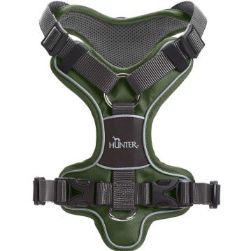 Hunter Geschirr Divo Nylon/Polyester grün/grau 56-73/M Hunter Geschirr Divo Nylon/Polyester grün/grau 56-73/M
