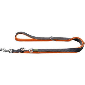Hunter V-Leine Maldon Polyester orange/grau 15/200 Hunter V-Leine Maldon Polyester orange/grau 15/200