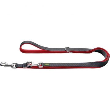 Hunter V-Leine Maldon Polyester rot/grau 20/200 Hunter V-Leine Maldon Polyester rot/grau 20/200