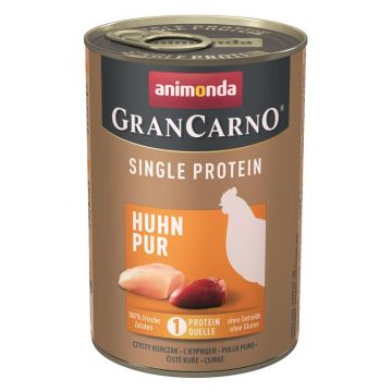 Animonda Dog GranCarno Adult Single Protein Huhn pur 400g (Menge: 6 je Bestelleinheit) Animonda Dog GranCarno Adult Single Protein Huhn pur 400g (Menge: 6 je Bestelleinheit)