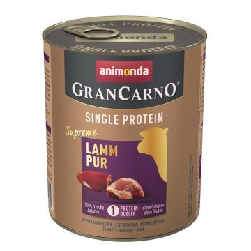 Animonda Dog GranCarno Adult Single Protein Supreme Lamm pur800g (Menge: 6 je Bestelleinheit) Animonda Dog GranCarno Adult Single Protein Supreme Lamm pur800g (Menge: 6 je Bestelleinheit)
