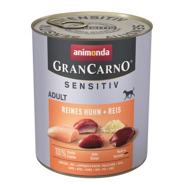 Animonda Dog GranCarno Adult Sensitive Reines Huhn & Reis 800g (Menge: 6 je Bestelleinheit) Animonda Dog GranCarno Adult Sensitive Reines Huhn & Reis 800g (Menge: 6 je Bestelleinheit)