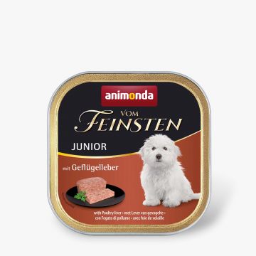 Animonda Dog vom Feinsten Junior mit Geflügelleber 150g (Menge: 22 je Bestelleinheit)