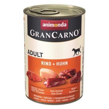 Animonda Dog GranCarno Adult Rind & Huhn 400g (Menge: 6 je Bestelleinheit) Animonda Dog GranCarno Adult Rind & Huhn 400g (Menge: 6 je Bestelleinheit)