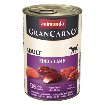 Animonda Dog GranCarno Adult Rind & Lamm 400g (Menge: 6 je Bestelleinheit) Animonda Dog GranCarno Adult Rind & Lamm 400g (Menge: 6 je Bestelleinheit)