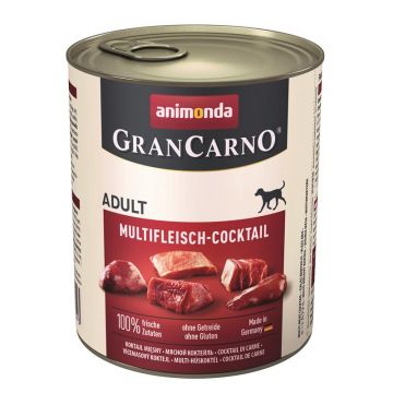 Animonda Dog GranCarno Adult Multi-Fleischcocktail 800g (Menge: 6 je Bestelleinheit) Animonda Dog GranCarno Adult Multi-Fleischcocktail 800g (Menge: 6 je Bestelleinheit)