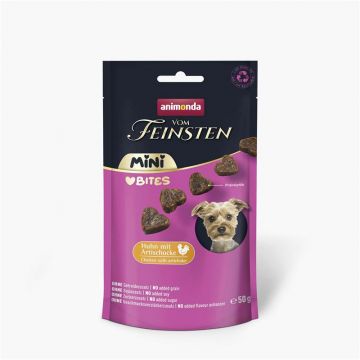 Animonda Dog vom Feinsten Mini Bites mit Huhn & Artischocken 50g (Menge: 10 je Bestelleinheit) Animonda Dog vom Feinsten Mini Bites mit Huhn & Artischocken 50g (Menge: 10 je Bestelleinheit)