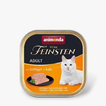 Animonda Cat vom Feinsten Adult Geflügel & Kalb 100g (Menge: 32 je Bestelleinheit)