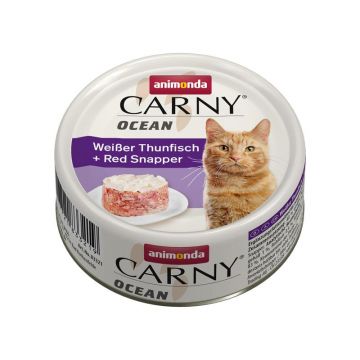 Animonda Cat Carny Adult Ocean Thunfisch & Red Snapper 80g (Menge: 12 je Bestelleinheit) Animonda Cat Carny Adult Ocean Thunfisch & Red Snapper 80g (Menge: 12 je Bestelleinheit)