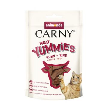 Animonda Carny Snack Meat Yummies Adult Huhn & Rind 50 g (Menge: 10 je Bestelleinheit) Animonda Carny Snack Meat Yummies Adult Huhn & Rind 50 g (Menge: 10 je Bestelleinheit)