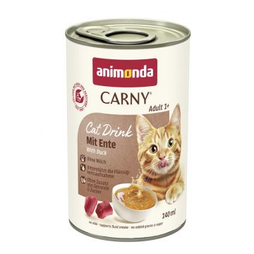 Animonda Cat Carny Drink Adult mit Ente 140ml (Menge: 12 je Bestelleinheit)