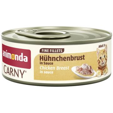 Animonda Cat Carny Fine Fillets Adult H&uuml;hnchenbrust in Sauce 60g (Menge: 12 je Bestelleinheit)