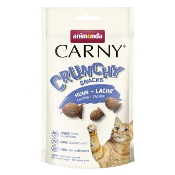 Animonda Cat Carny Adult Crunchy Snack Huhn & Lachs 50 g Animonda Cat Carny Adult Crunchy Snack Huhn & Lachs 50 g