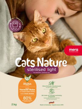 Mera Cat Nature Sterilized / Light Huhn 2kg