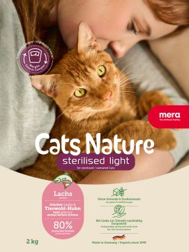 Mera Cat Nature Sterilized / Light Lachs 2kg