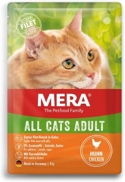 Mera Cat Adult Huhn 85g (Menge: 12 je Bestelleinheit) Mera Cat Adult Huhn 85g (Menge: 12 je Bestelleinheit)