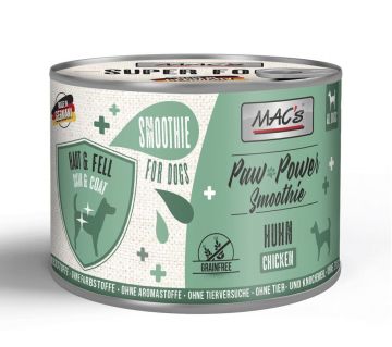 MACs Dog Paw Power Smoothie Huhn - Haut & Fell 200g (Menge: 6 je Bestelleinheit)