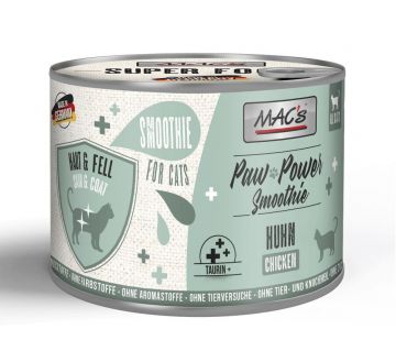 MACs Cat Paw Power Smoothie Huhn - Haut & Fell 200g (Menge: 6 je Bestelleinheit)