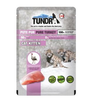 Tundra Cat PB Kitten Pute Pur 85g (Menge: 16 je Bestelleinheit)