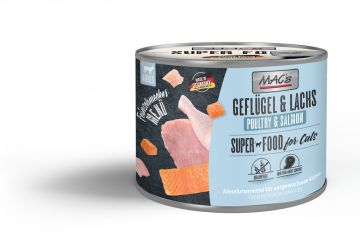 MACs Cat Feinschmecker Geflügel & Lachs 200g (Menge: 6 je Bestelleinheit)