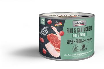 MACs Cat Feinschmecker Rind & Kaninchen 200g (Menge: 6 je Bestelleinheit)