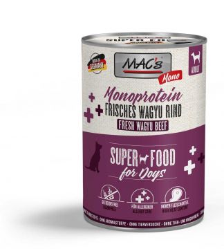MACs Dog Mono Wagyu Rind 400g (Menge: 6 je Bestelleinheit)