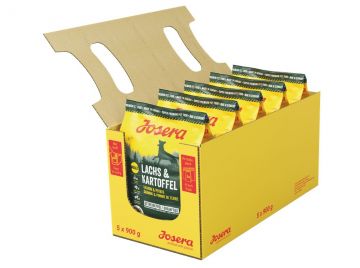 Josera Lachs & Kartoffel 900 g (Menge: 5 je Bestelleinheit) Josera Lachs & Kartoffel 900 g (Menge: 5 je Bestelleinheit)
