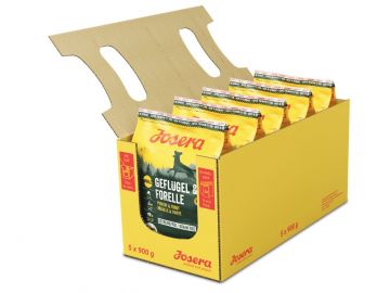 Josera Geflügel & Forelle 900 g (Menge: 5 je Bestelleinheit) Josera Geflügel & Forelle 900 g (Menge: 5 je Bestelleinheit)