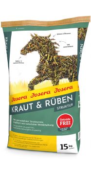 Josera Pferd Kraut & Rüben Struktur 15 kg Josera Pferd Kraut & Rüben Struktur 15 kg