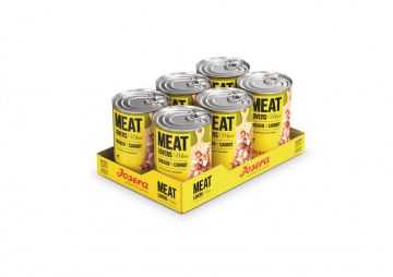 Josera Meat Lovers Menu Chicken with Carrot 800 g (Menge: 6 je Bestelleinheit) Josera Meat Lovers Menu Chicken with Carrot 800 g (Menge: 6 je Bestelleinheit)