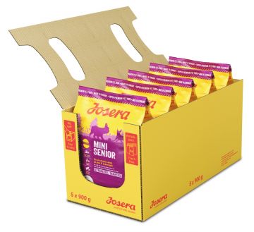 Josera MiniSenior 900 g (Menge: 5 je Bestelleinheit) Josera MiniSenior 900 g (Menge: 5 je Bestelleinheit)