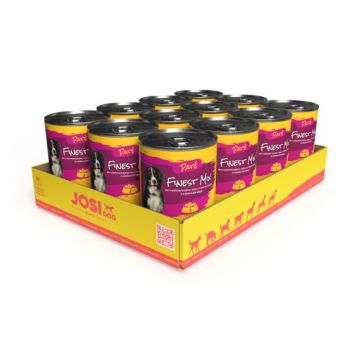 JosiDog Pat&eacute; Finest Mix 400g (Menge: 12 je Bestelleinheit)