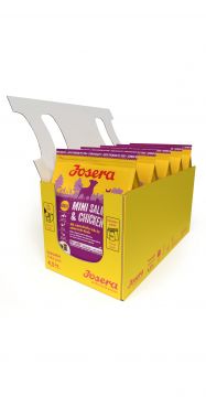 Josera Mini Salmon & Chicken 900 g (Menge: 5 je Bestelleinheit) Josera Mini Salmon & Chicken 900 g (Menge: 5 je Bestelleinheit)