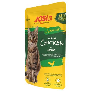 JosiCat rich in Chicken in Sauce 85g (Menge: 28 je Bestelleinheit)