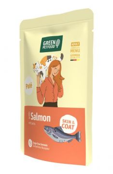 Green Petfood Cat Pat&eacute; Salmon 85g (Menge: 8 je Bestelleinheit)