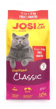 JosiCat Sterilised Classic 15 + 3kg JosiCat Sterilised Classic 15 + 3kg