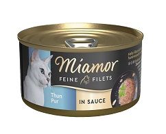 Miamor Dose Feine Filets Thunfisch Pur in Sauce 85g (Menge: 24 je Bestelleinheit) Miamor Dose Feine Filets Thunfisch Pur in Sauce 85g (Menge: 24 je Bestelleinheit)