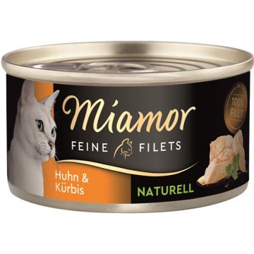 Miamor Dose Feine Filets Naturelle Huhn & Kürbis 80 g (Menge: 24 je Bestelleinheit) Miamor Dose Feine Filets Naturelle Huhn & Kürbis 80 g (Menge: 24 je Bestelleinheit)