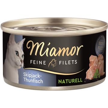 Miamor Dose Feine Filets Naturelle Skipjack-Thunfisch 80 g (Menge: 24 je Bestelleinheit) Miamor Dose Feine Filets Naturelle Skipjack-Thunfisch 80 g (Menge: 24 je Bestelleinheit)