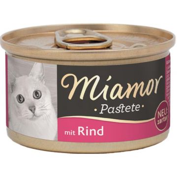 Miamor Dose Pastete Rind 85 g (Menge: 12 je Bestelleinheit) Miamor Dose Pastete Rind 85 g (Menge: 12 je Bestelleinheit)