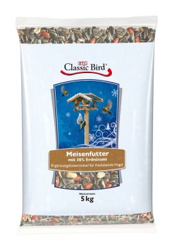 Classic Bird Meisenfutter SPEZIAL mit vielen Erdnüssen 5 kg Classic Bird Meisenfutter SPEZIAL mit vielen Erdnüssen 5 kg