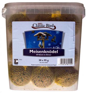 Classic Bird 30 Knödel mit Netz im Eimer Classic Bird 30 Knödel mit Netz im Eimer