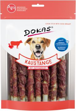 Dokas Dog Kaustange mit Entenbrust 200 g (Menge: 9 je Bestelleinheit)